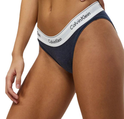 Женские трусики Calvin Klein Bikini 1P - полусфера синий вереск