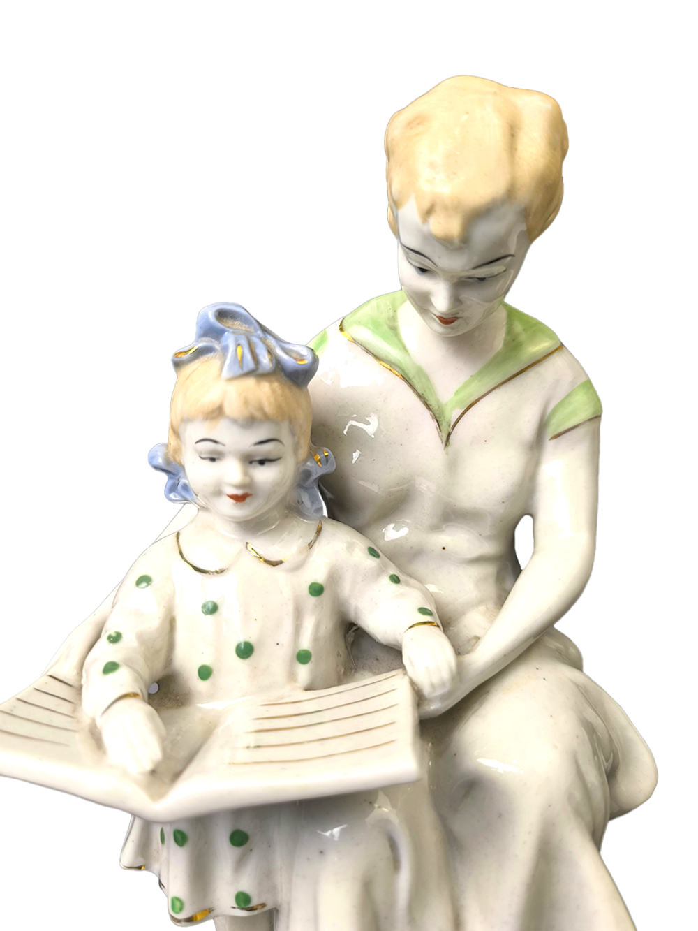 Фарфоровая статуэтка "Первая буква"