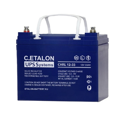 Аккумулятор C.ETALON CHRL 12-33 (12В 33А/ч)