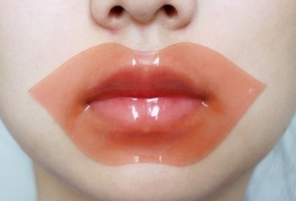 Гидрогелевые патчи для губ с экстрактом розы Beauugrean hydrogel glam lip patch rose, 3 гр.