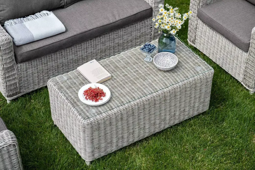 "Кон Панна" лаунж-зона из искусственного ротанга, цвет бежевый