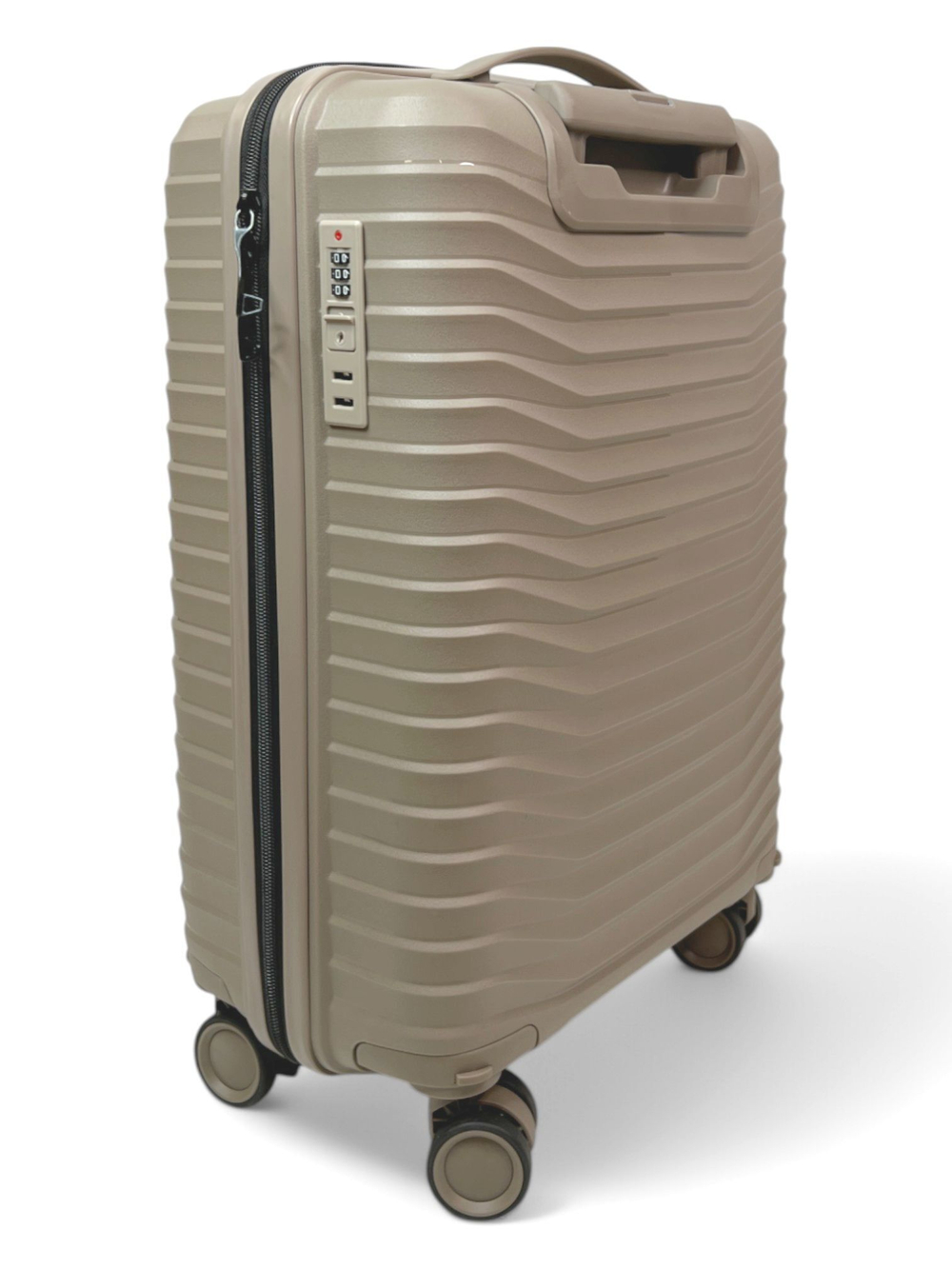 Средний чемодан Bon-Voyage PP Three, Бежевый, M