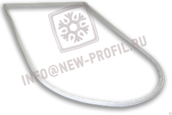 уплотнитель на овальный холодильник