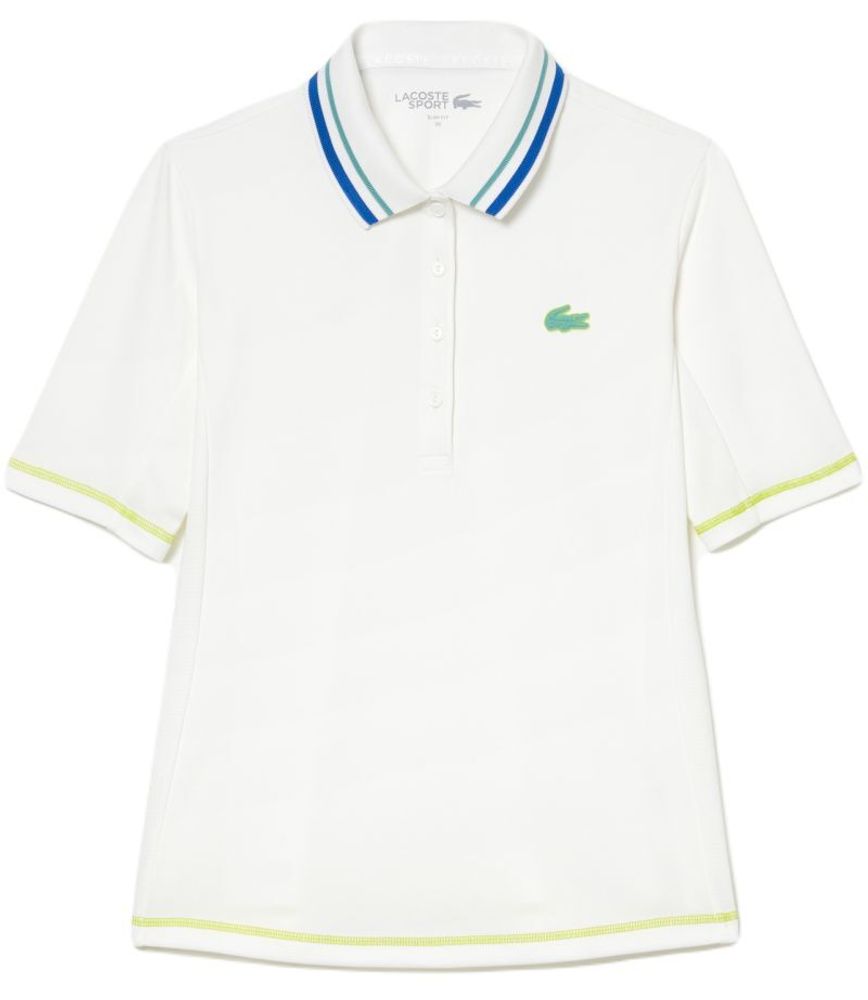 Женское поло Lacoste Tennis Ultra-dry Pique Polo Shirt - white