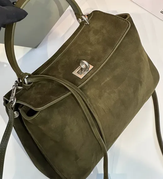 BALENCIAGA RODEO HANDBAG зеленый
