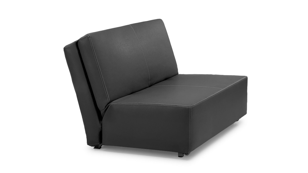 Диван Лорт Galaxy Black 142*100*86 см, Черный Экокожа Аккордеон Фиеста
