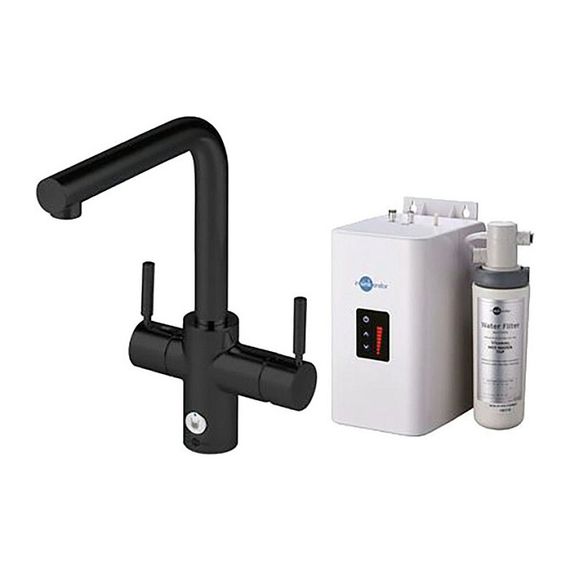 Смеситель InSinkErator L черный + бак с фильтром и кипячением
