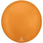 Шар фольгированный Сфера 3D 40 см (Оранжевый)