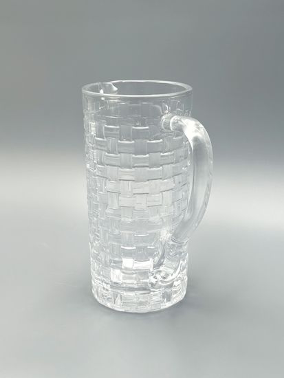 Графин стеклянный 1,2 л. с ручкой плетеная серия