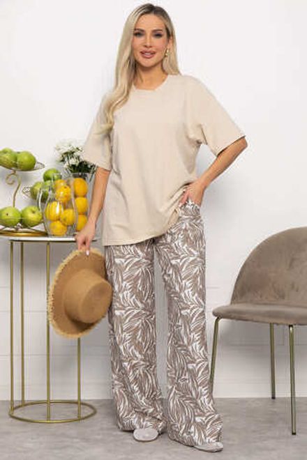 Брюки Калейдоскоп (бежевые) Б13604-30М LT Collection