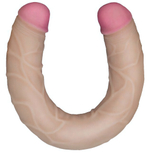 Сдвоенный реалистик большого размера Monster 2 (Цвет: телесный)