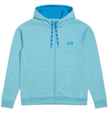 Мужская теннисная кофта Australian Open Zip Through Sport - небесный