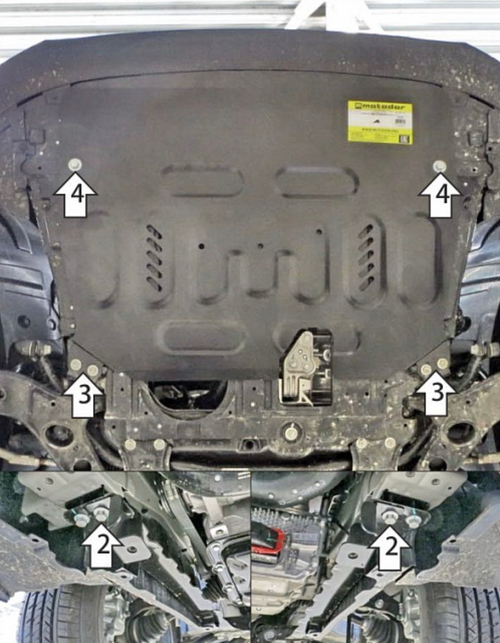 Защита двигателя для Livan X6 Pro 2023- Motodor.74703