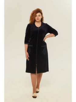 Халат домашний теплый на молнии