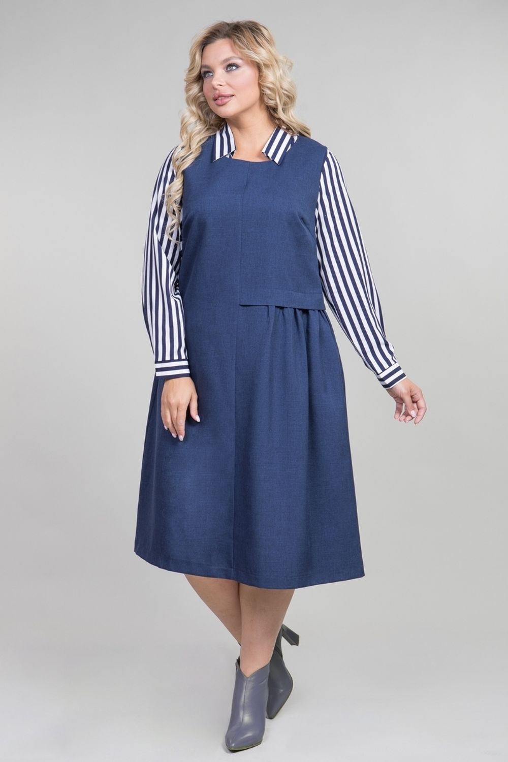 Сарафан 914 коричневый Novita (Акция)