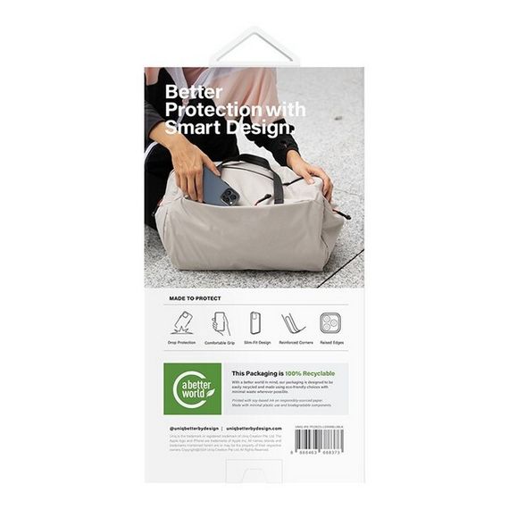 Чехол Uniq Lyden DS MagSafe для iPhone 15 Pro Max Washed Blue/Black (IP6.7P(2023)-LDSWBLUBLK)