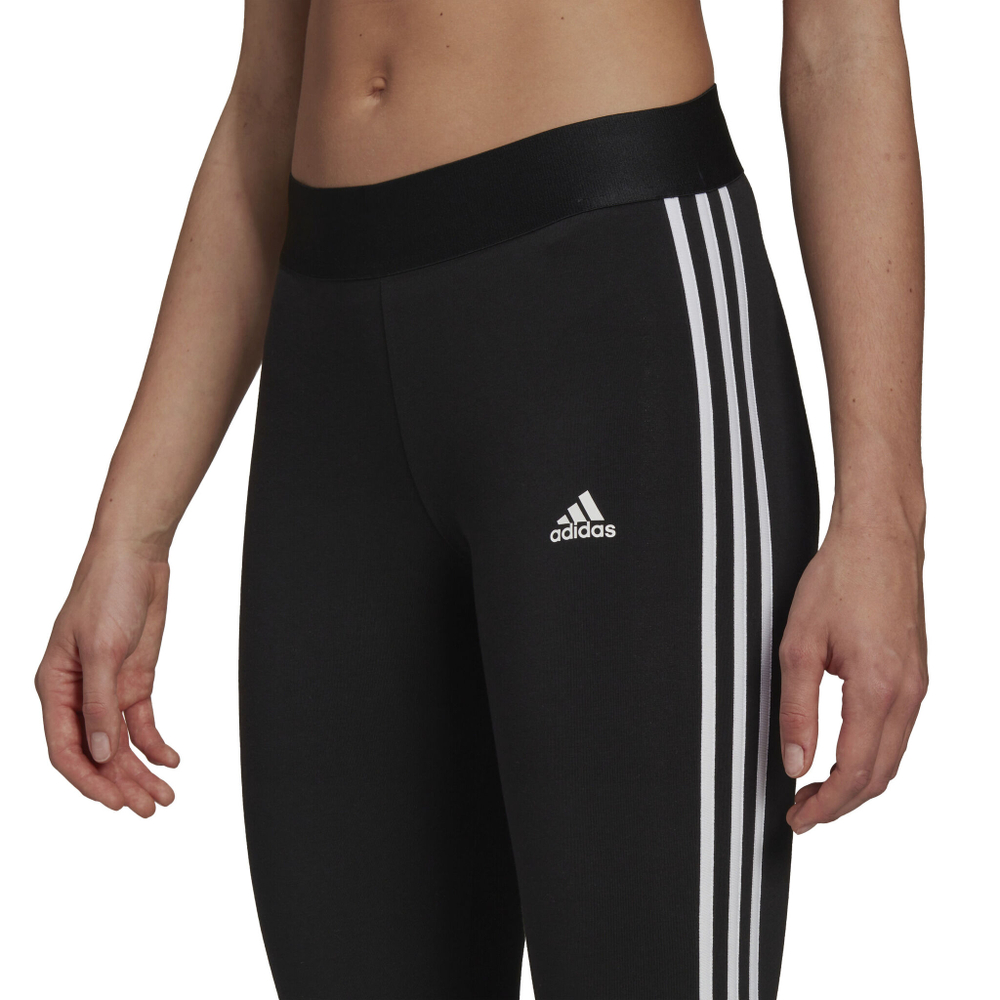 Женские теннисные брюки adidas 3 Stripes 34 Tight Women - Black, White