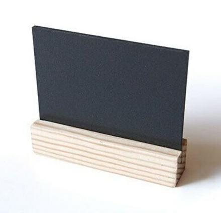 Ценник-табличка меловой А7 105*75 мм. на дерев. подставке, 02FE0101