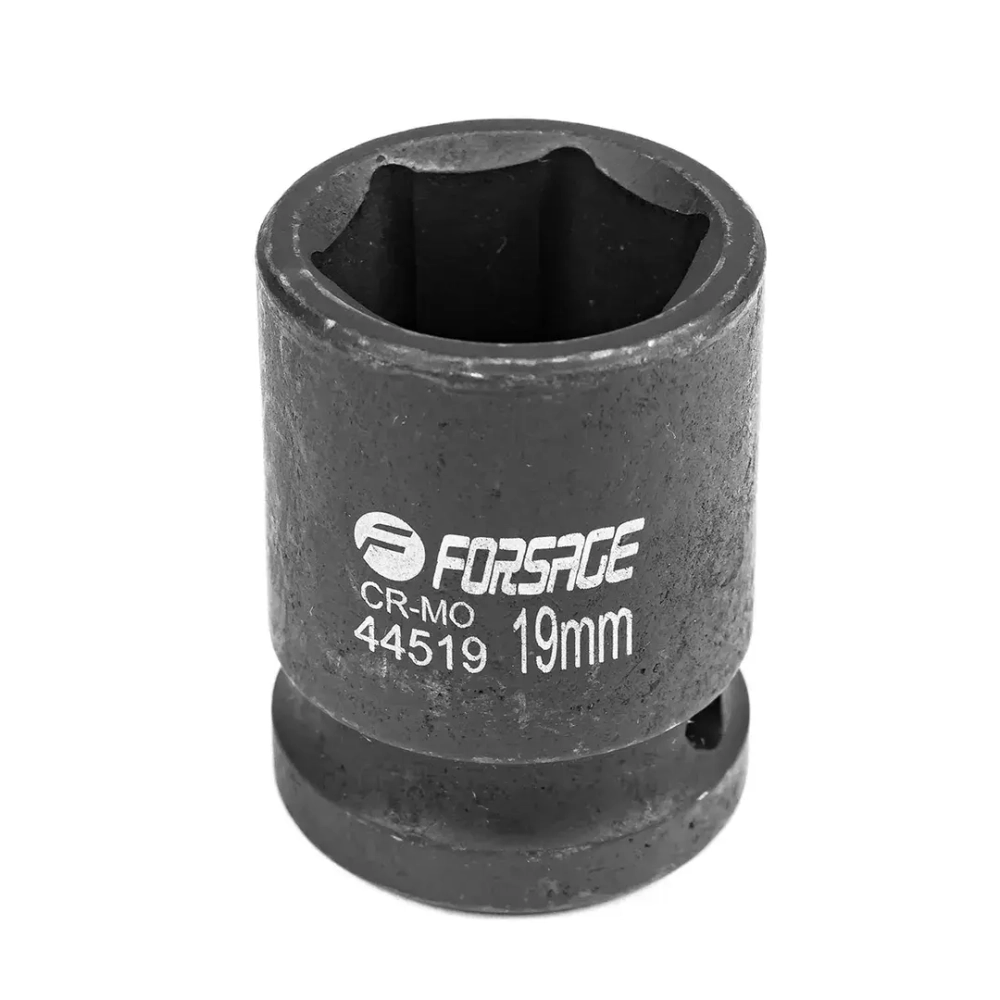Головка ударная 19мм 1/2''6гр. Forsage F-44519