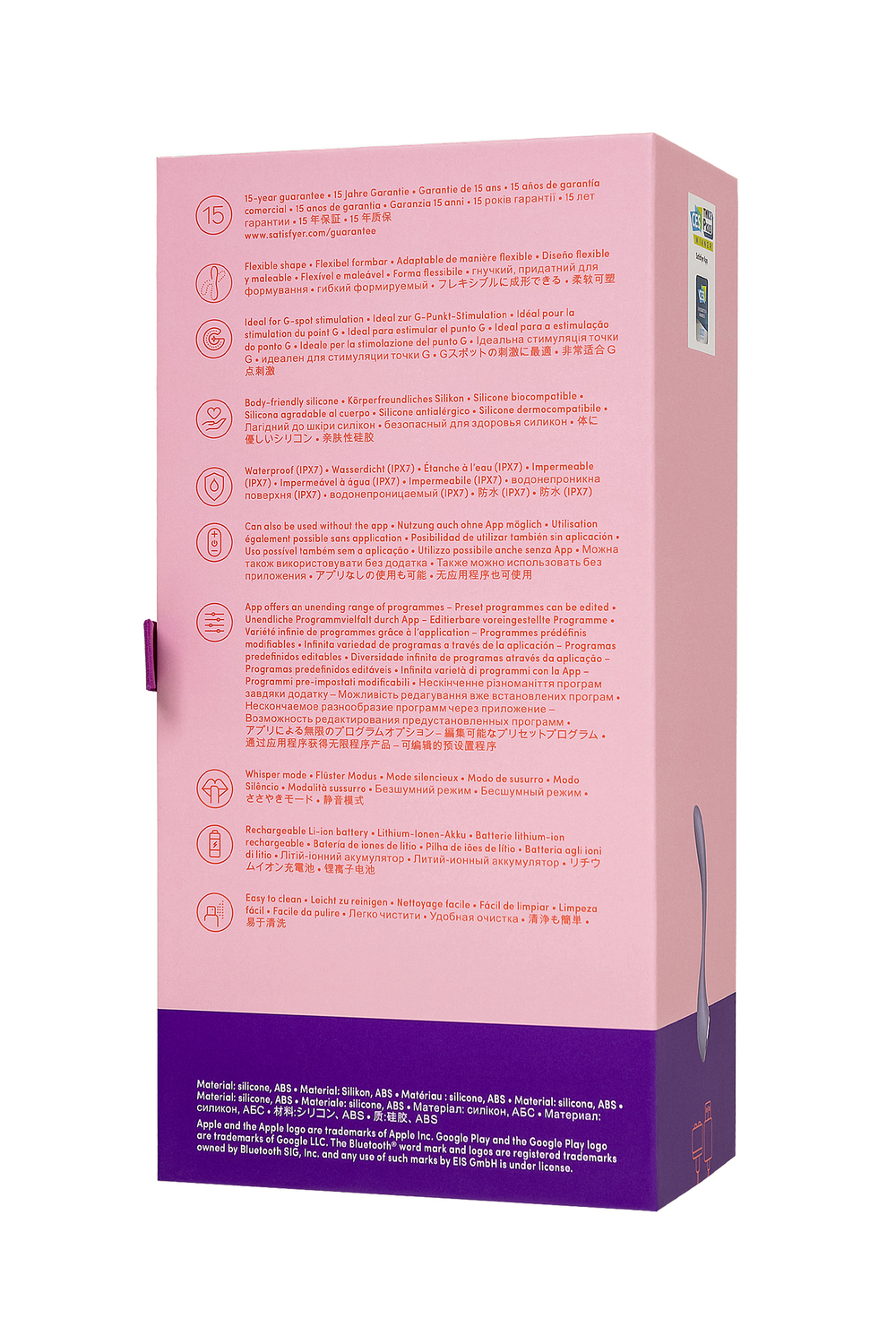 Стимулятор точки G Satisfyer G-Spot Flex 5, фиолетовый