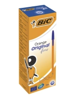 Ручка шариковая FINE ORANGE, 0.8 мм, синяя, 20 шт