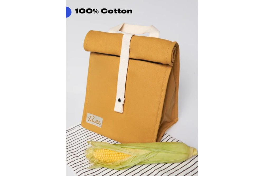 Сумка для ланча RoadLike cooler bag eco, горчичный