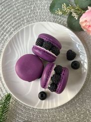 Böyürtkənli makaron