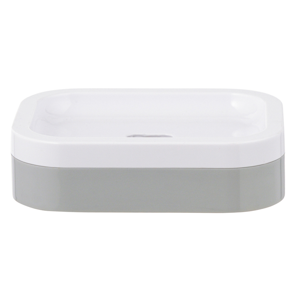 Мыльница tyer, белая/серая