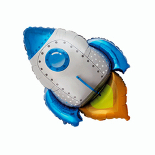 F Фигура, Ракета синяя, 30″/76 см, 1 шт.