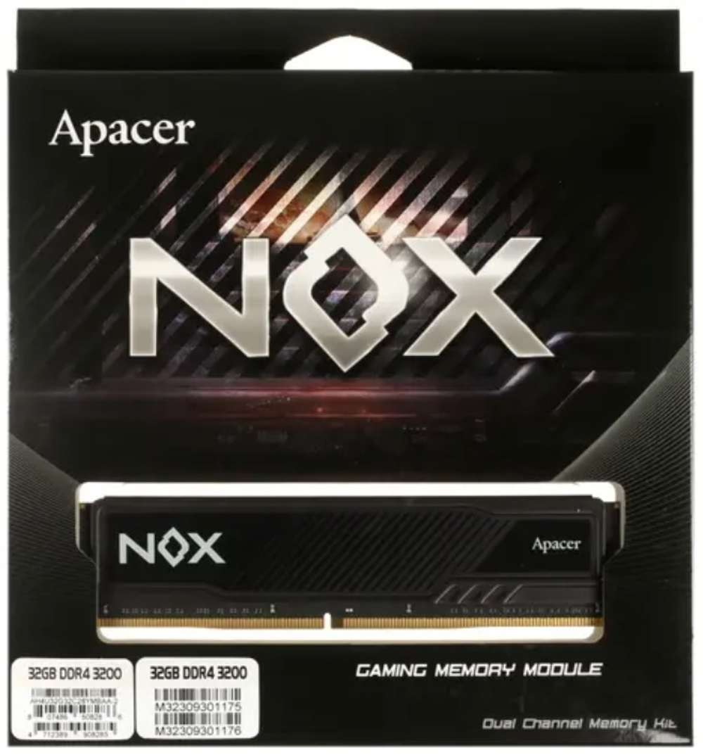 Модуль памяти DDR4 32GB (2*16GB) Apacer AH4U32G32C28YMBAA-2