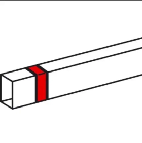 Кабель-канал аксс. Metra Накладка на стык 20x12 мм Legrand 638126 1 шт