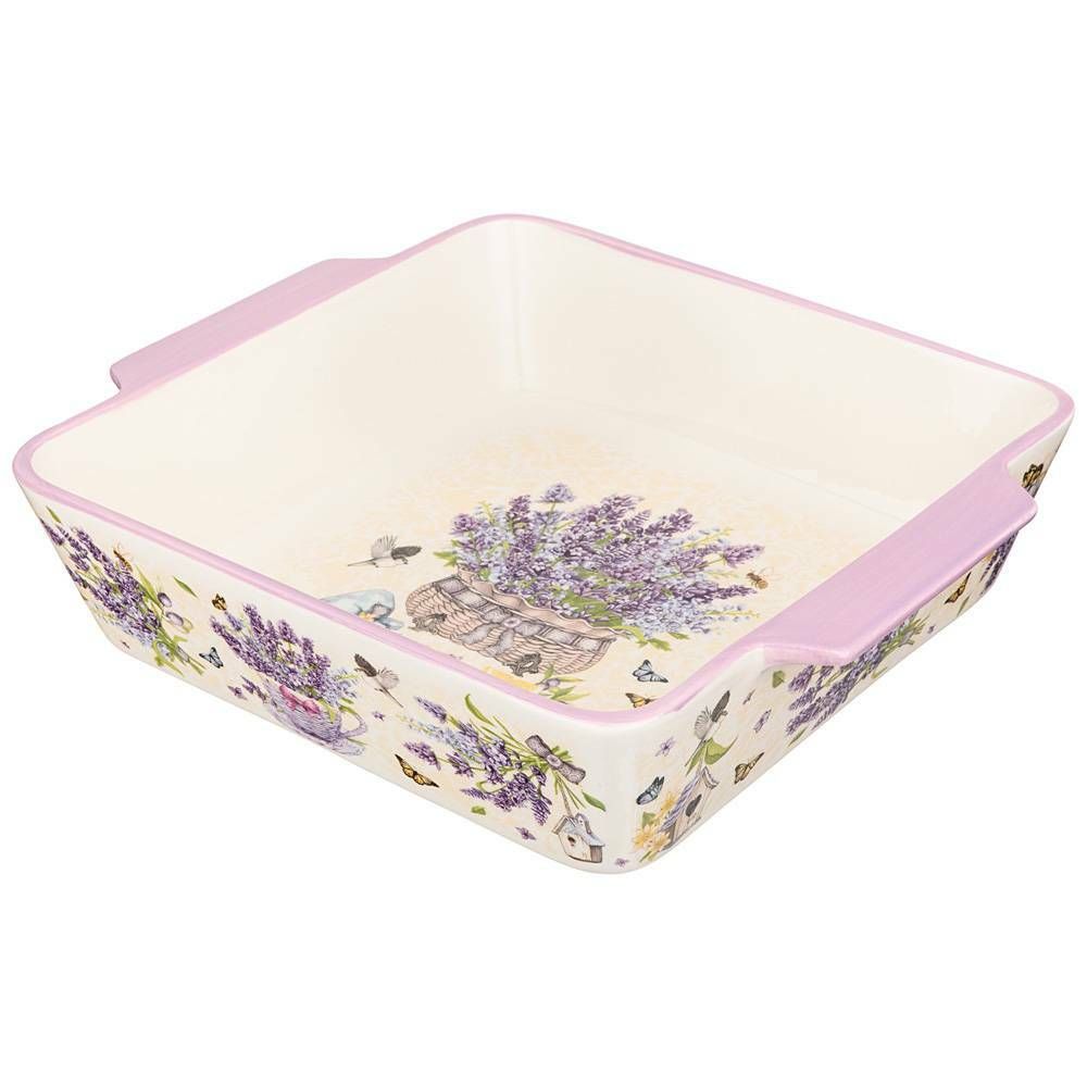 БЛЮДО ДЛЯ ЗАПЕКАНИЯ AGNESS "ЛАВАНДА" КВАДРАТ 3,1 Л 29,5*25*7 СМ