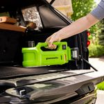 Домкрат автомобильный гидравлический аккумуляторный Greenworks Арт. 3401407, 24V, без АКБ и ЗУ в сумке