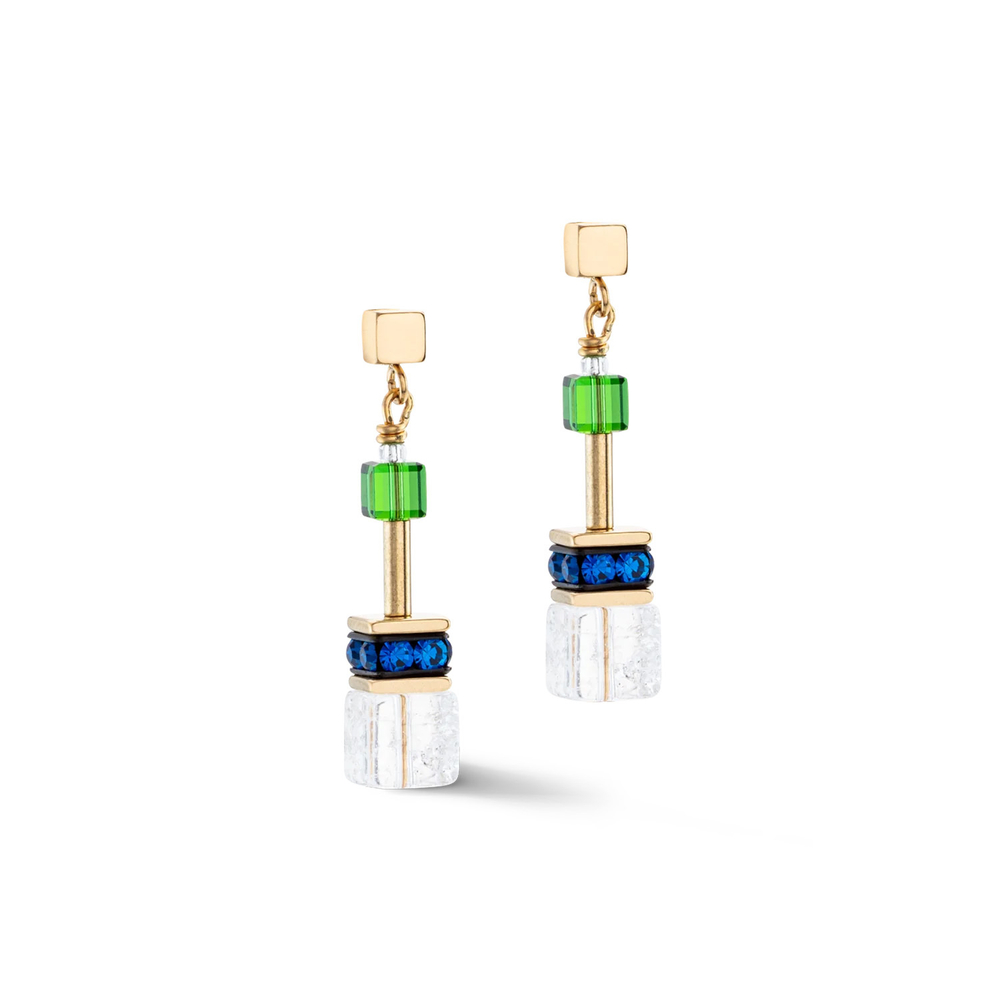 Серьги Coeur de Lion Multicolour Gold 3018/21-1516