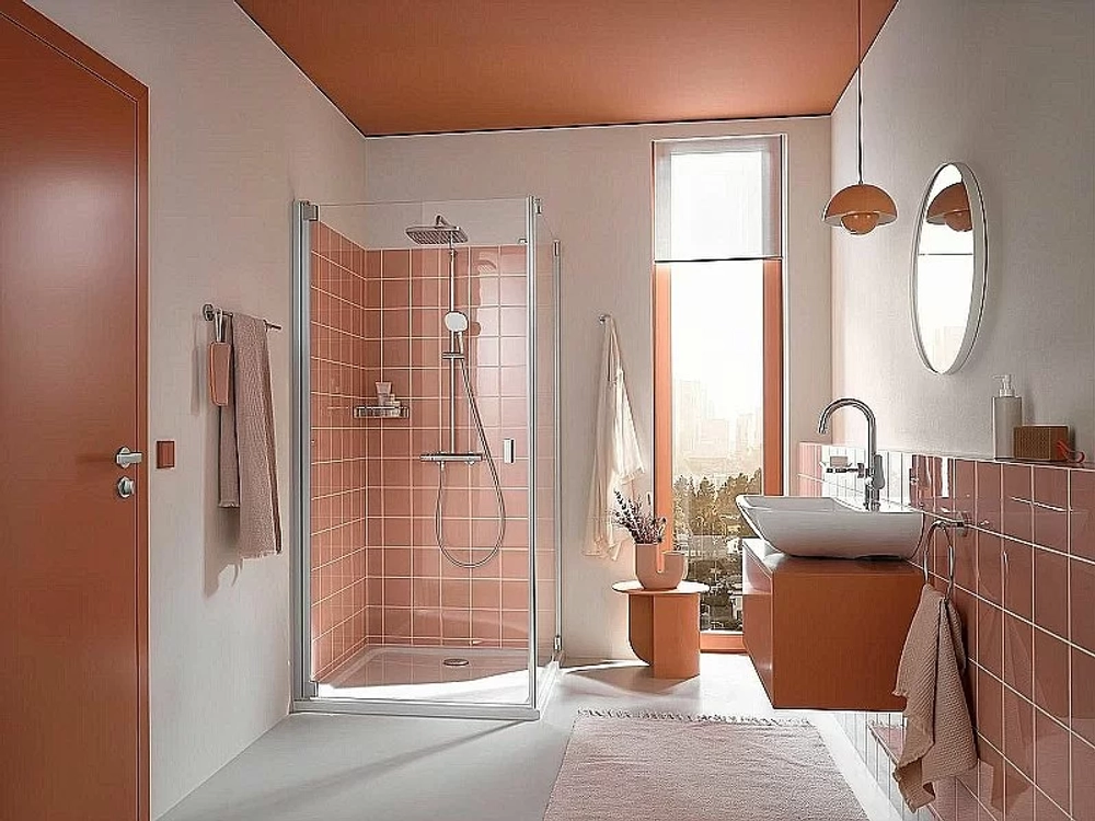 Душевая система Grohe Tempesta Cube 250 26689001 хром