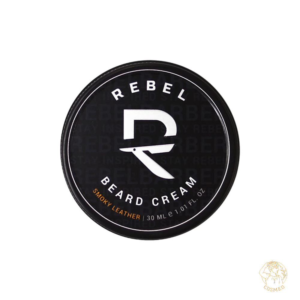 Премиальный крем для бороды и усов REBEL BARBER Smoky Leather 30 мл
