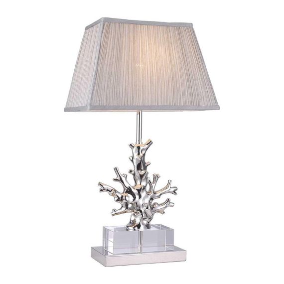 Настольная лампа Garda Decor Silver Coral K2BT-1004