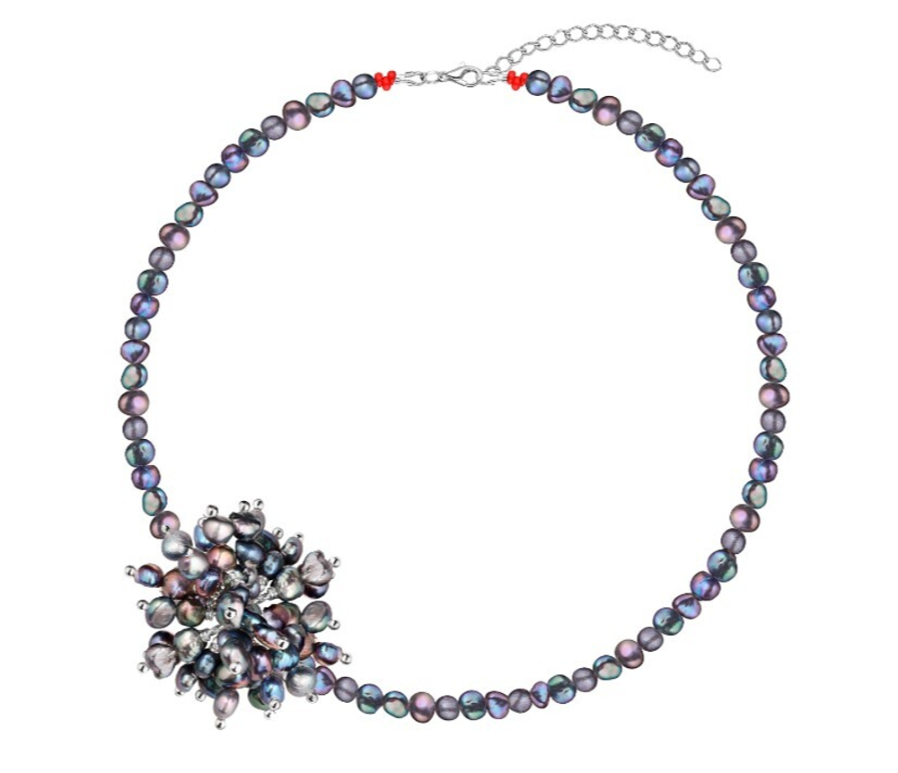 MANIOVICH Black Champagne Shower Choker