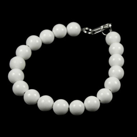 Браслет "Келли 8" кварцит белый