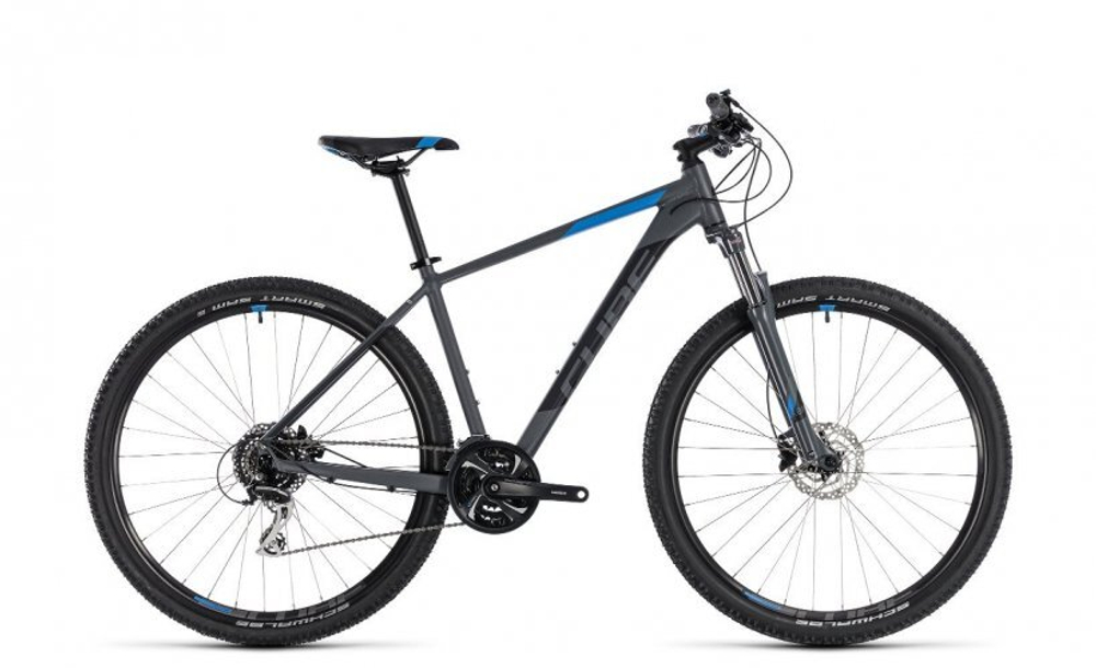 Велосипед CUBE 2018 AIM RACE grey´n´blue 18 (27.5)