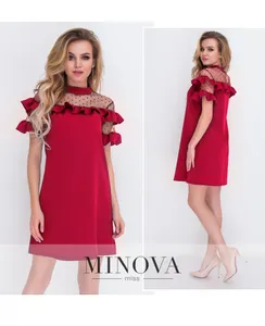 Платье 8577-красный Minova