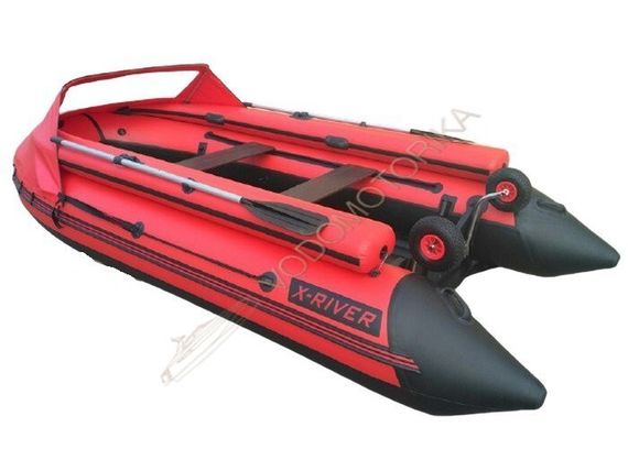 Надувная лодка X-River AGENT 340 НДНД с фальшбортом + тент