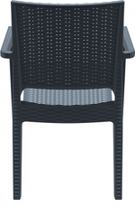 Комплект пластиковой мебели Siesta Contract Miami Ibiza, антрацит