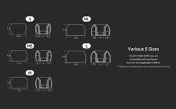 Амбушюры Divinus Velvet Wide Bore Full 5 пар