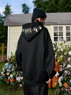 Худи HARSHandCRUEL "Hood Flowers" Oversized Hoodie