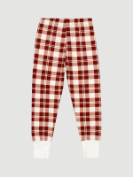 Пижама Mjölk Christmas Check, на манжетах