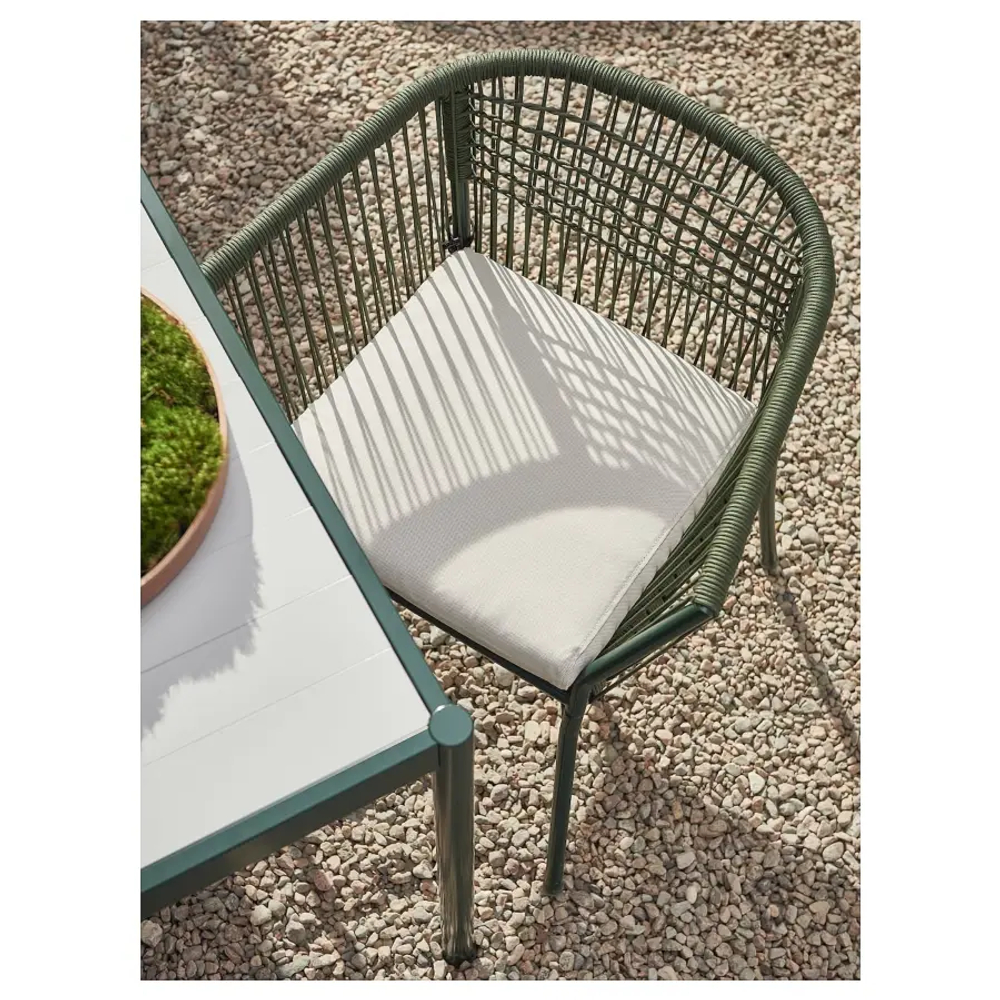 Стул с подлокотниками - SEGERÖN ИКЕА, 67х63х73 см, темно-зеленый,СЕГЕРОН ИКЕА