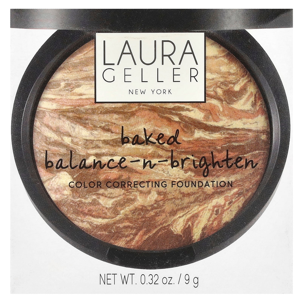 Laura Geller, Baked Balance-N-Brighten, тональный крем для коррекции цвета, 0006006 насыщенный, 9 г (0,32 унции)