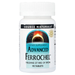 Source Naturals, Advanced Ferrochel™, 90 таблеток