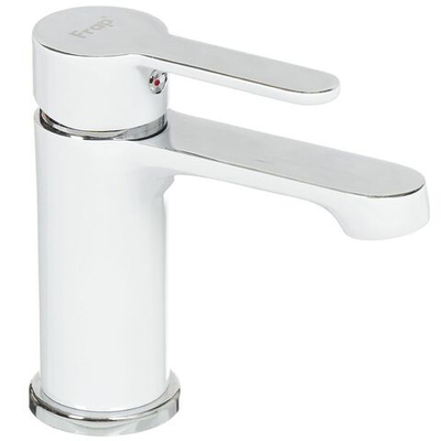 Смеситель для раковины, Frap, корот изл, с картриджем, бел, F1041